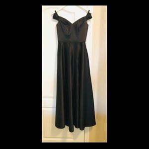 DB STUDIO DAVIDS BRIDAL BLACK DRESS
